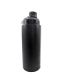 Oliriss 18oz black leather stainless steel water bottle