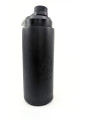 Oliriss 18oz black leather stainless steel water bottle
